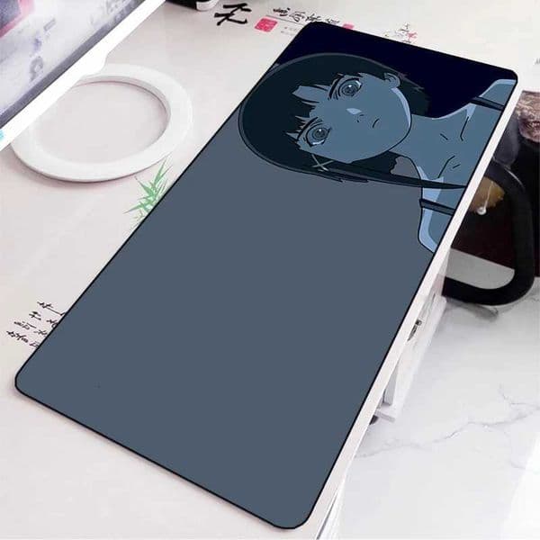 Gaming Mouse Pad Cartoon Lain Keyboard Mat Deskmat Mousepad Gamer Desk Protector Pc Accessories Anime Kawaii Cute Mause PadsM251119