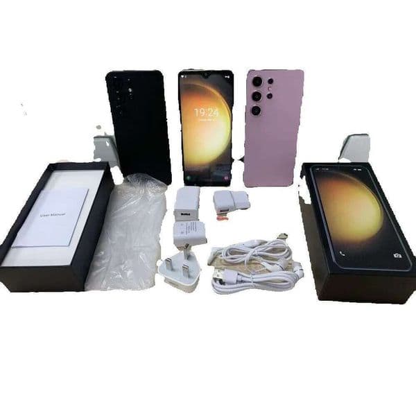 S23Ultra Android smartphone Touch Screen Color 4G 4GB 8GB RAM 64GB 128GB 256GB ROM 7.3-inch HD screen Smart Wake Gravity sensor supports multiple languages