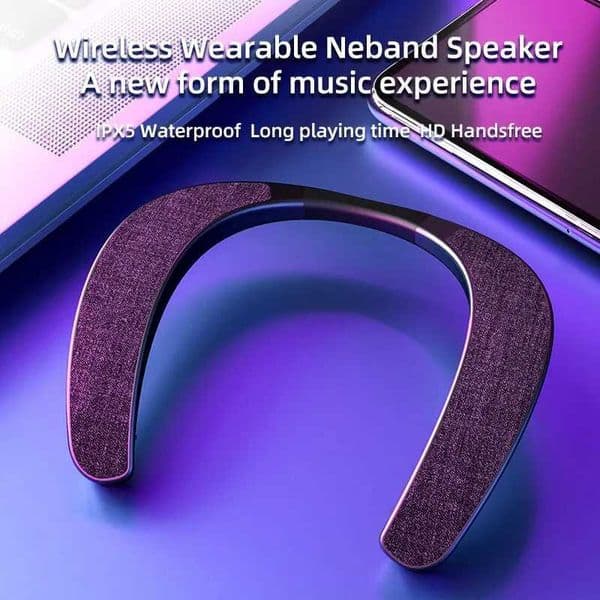 Rockmia EBS-905 Neck Band Music Box Wireless Wearable Neck Speaker Bluetooth 5.0 Original Manufacturer J250418