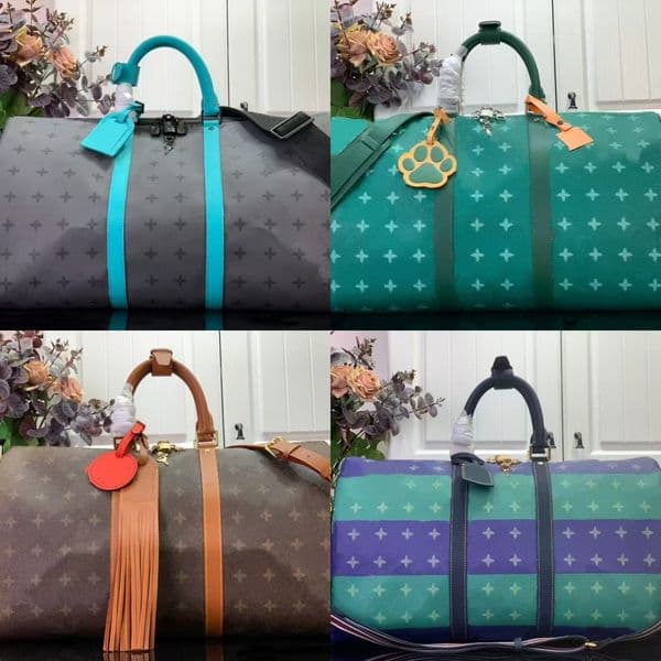 Designer Bag luxury bag tote bag travel bag keepall duffle bag large capacity bag luggage laptop shopping bag shoulder bag women men business Vibrant color-blocking