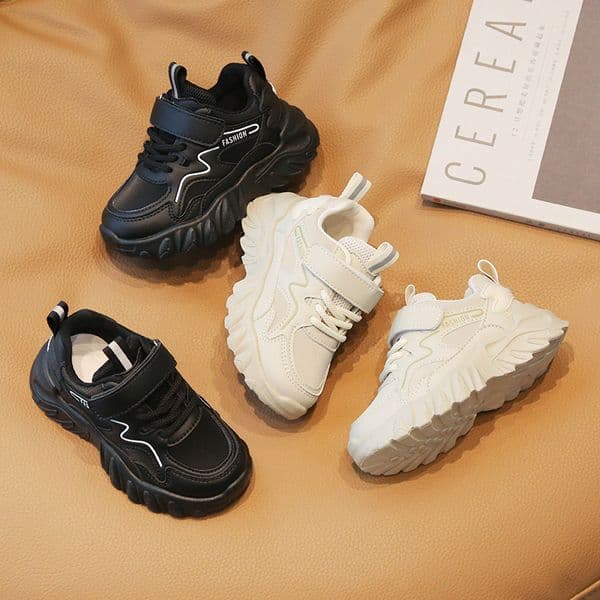 Children Sports Shoes Boy Girl Outdoor Running Shoes Soft-Soled Wear-resistant Infant Toddler Kids Sneakers Sizes 21 - 32 K0553
