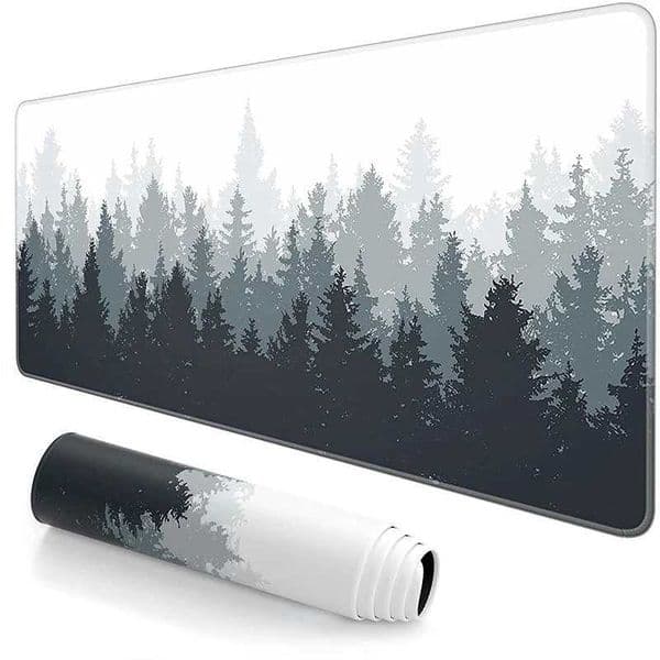 Forest Trees Xxl Mouse Pad Gamer Black Mousepad Computer Tables Desk Mat PC Office Carpet Laptop Keyboard Gaming Mats Mause PedM251119