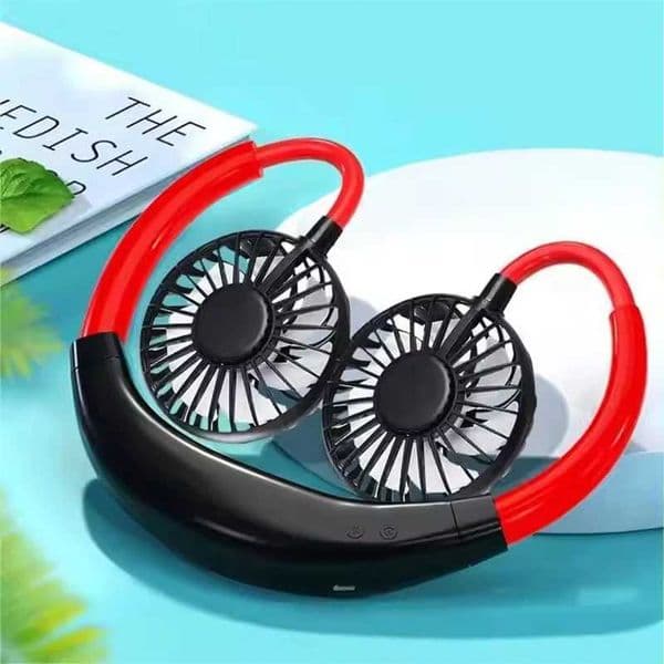 Hot selling summer cooling fan mini neck ceiling fan hand free mini USB neck strap fan for sports home office and travel Z250419
