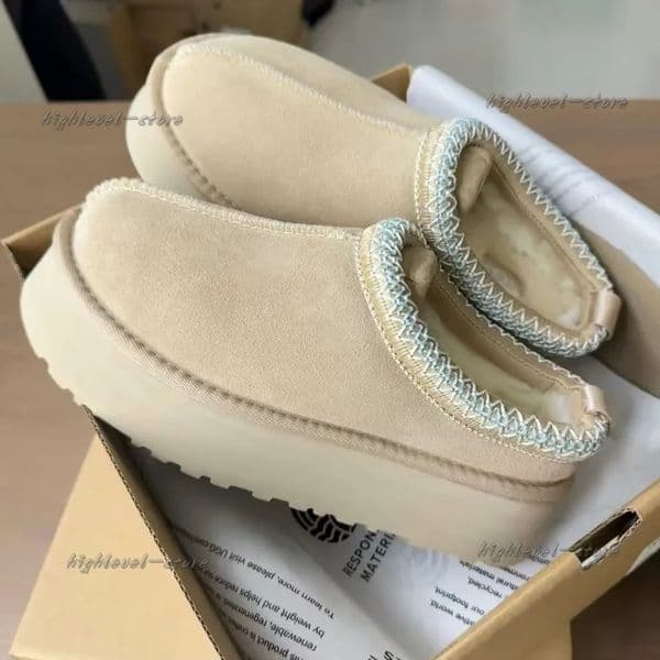 Designer Snow Boots Designer Shoes Classics Slippers Women Fur Slides Men Sand Ultra Mini Platform Boot Slipon Les Petites Suede Non Slip Cap Slippers Designer Size