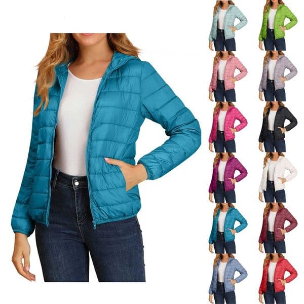 Winter Cotton padded Women With Hooded Loose Light Down Jacket Warm Jackets Camping Coat Lightweight 251110