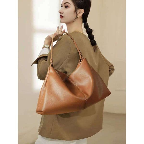 Autumn And Winter Fashion Kite Stray Underarm Tote Bag Large Capacity Soft Leather Versatile Single Shoulder Handheld Women's B