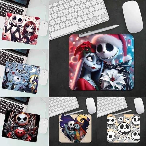 The Nightmare Before Christmas Gaming Mouse Pad XS Small Mousepad For PC Gamer Desktop Decoration Office Mouse Mat Deskmat RugM251119
