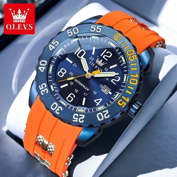 OLEVS Designer Men's Watches Are Particularly Elegant Multi-functional Waterproof Quartz Watches Men's Quartz Luxury Watches, Free Delivery And Wholesale