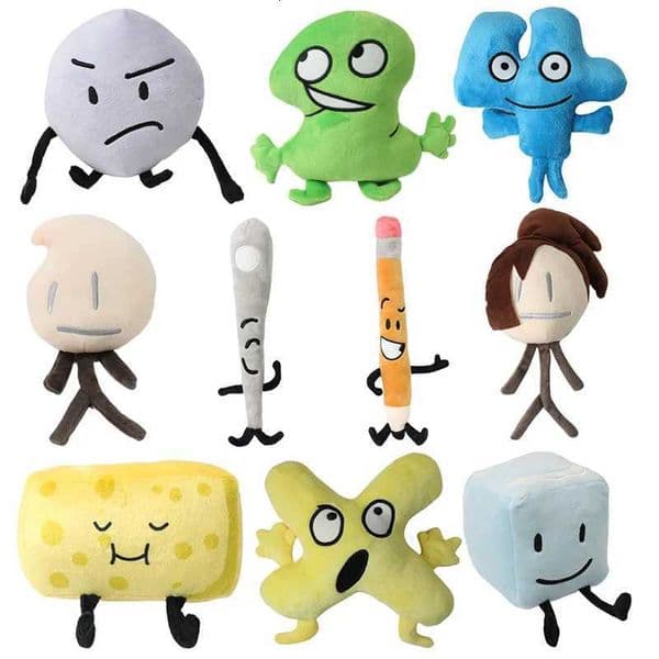 10Style Hot Battle for Dream Island Plush Toy Leafy Firey Flower Waterdrop Bubble Plushie Pillow Doll Kids Children GiftW251120