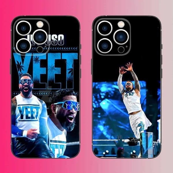 Jey Uso YEET Phone Case For iPhone 161514131211ProMaxPlusMiniXXSXR876SSE Soft Black CaseW251120