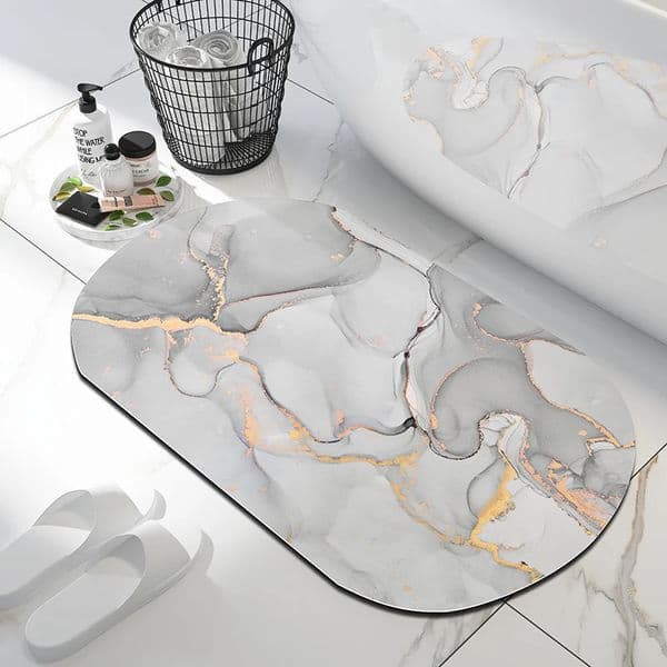 Nordic Diotomite Bath Mats Bathroom Carpet Anti Slip Super Absorbent Floor Foot Mat Quick Dry Shower Toilet Rugs 251114