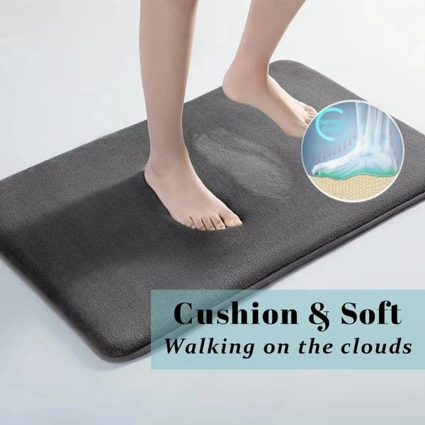 Absorbent Floor Mat Non Slip Bath Mat Anti Slip Coral Velvet Bathroom Floor Mat Door Mat Home Decoration 251114