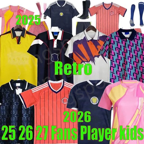 2026 World Cup scotland football shirt ROBERTSON ADAMS Soccer Jerseys DYKES McTominay McGREGOR SHANKLAND MCGREGOR Home away oalkeeper men kids kits set