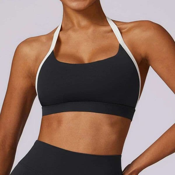 New High Intensity Nude Yoga Shock Proof Tight Sports Bra Running Gym Quick Dry Push Up Feel Beautiful Back
