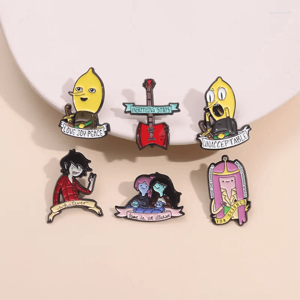 Brooches Peripheral Brooch Enamel Pins Clothing Accessories Lapel Cartoon Bag Jewelry Punk Gift For Friends