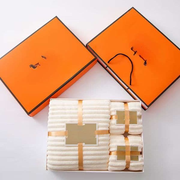 Coral Fleece Bath Three-Piece Box Wedding Group Purchase Business Company Return Gift Towel Souvenir Set B2
