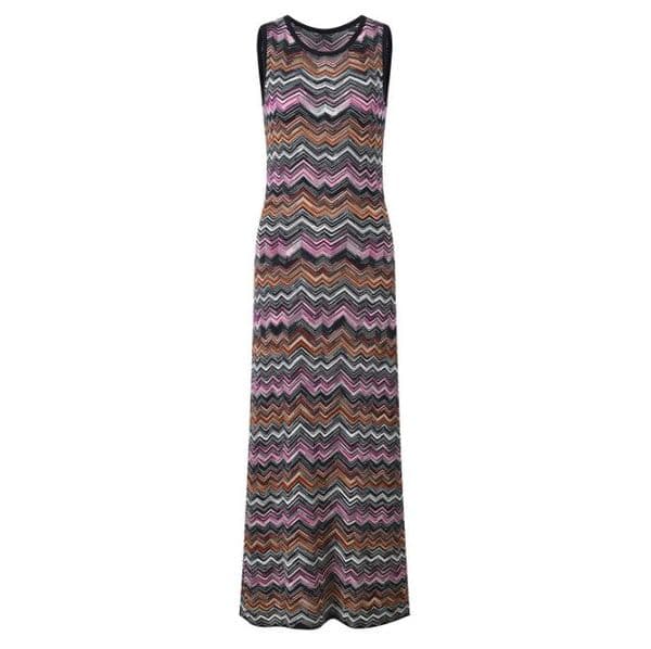 1111 2025 Autumn and winter Women dress Flora Print Sleeveless fashion Crew Neck yl