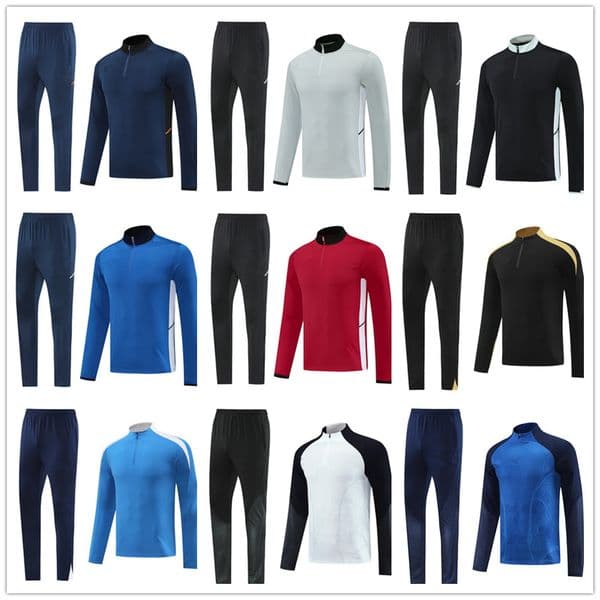 Mens Football Tracksuit Casual sportswear 2024 Adult training jogging survetement foot chandal futbol