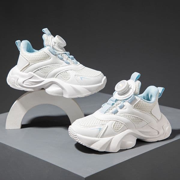 New designer shoes Children s Mesh Shoes Girls Sneakers Spring and Autumn New Breathable Girls Dad Shoes Versatile Soft Sole leisure Student Running Shoes