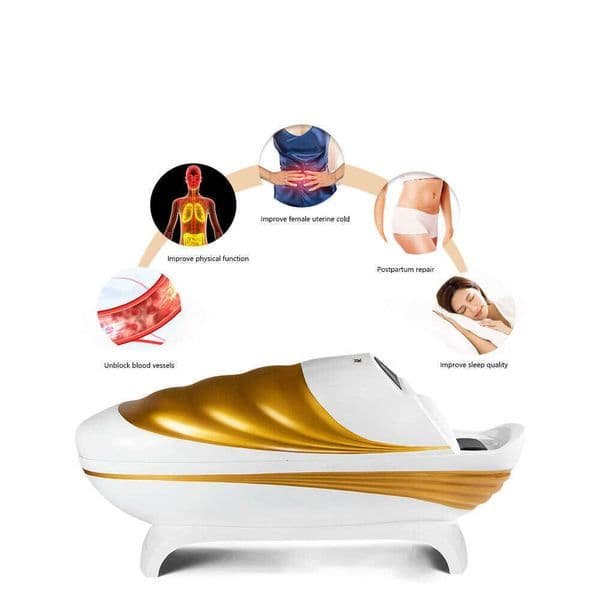Newest Fit Therapy Steam Sauna Capsule Bed Spa Far Infrared Sauna Dome For Detox Slimming Sauna Capsule Beauty Machine