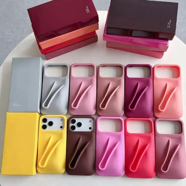 iphone 17 Pro Max Case Designer Phone Case Lip Gloss Lipstick Lip Balm Make-Up Silicone PhoneCase for iPhone 17 Air 16 ProMax 15 14 13 12 11 16Plus Soft Silicone Case Cover
