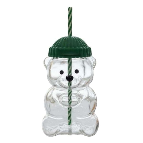 designer Hot-Selling Styling Glass Limited Edition Barista Bear Cup Cold Drink