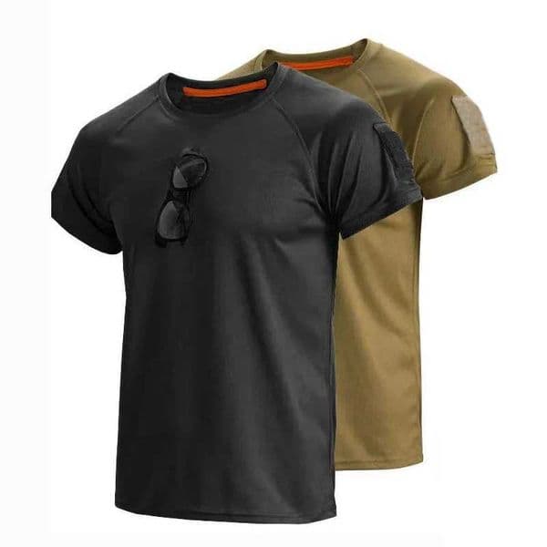 Mens Summer Quick Drying Zipper O-neck Breathable T-shirt for Mens Camping Hiking Climbing Plus Size Quick Drying Sports T-shirt X250421