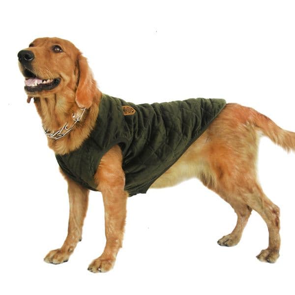 Autumn Winter Thickened Vest Poodle Golden Retriever Medium and Large Dog Puppy Cotton Clothes Sales