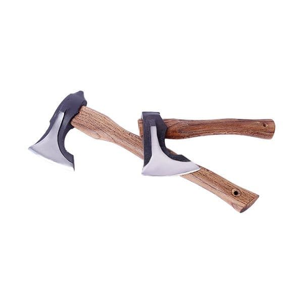 Outdoor Axes: High Carbon Steel Portable Hand Axes for Camping, Firewood Splitting, Butchering, Woodworking, Rock Breaking, Firefighting, and Neiman Battle Axes