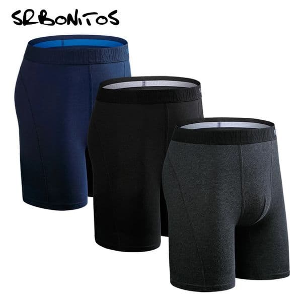 3pcs Set Long Leg Boxer Shorts Underwear For Men Cotton Underpants Mens Panties Underware Boxershorts Sexy homme 251118