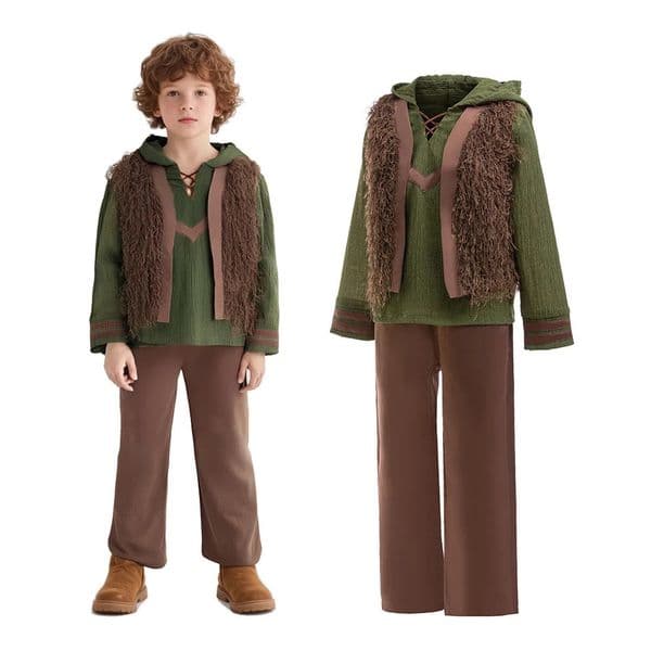Boy Halloween Costume Dragon Trainer The Same Three-piece Costume Hiccup Role Playing Clothes Vikings Daily Casual Outfit251120BJ
