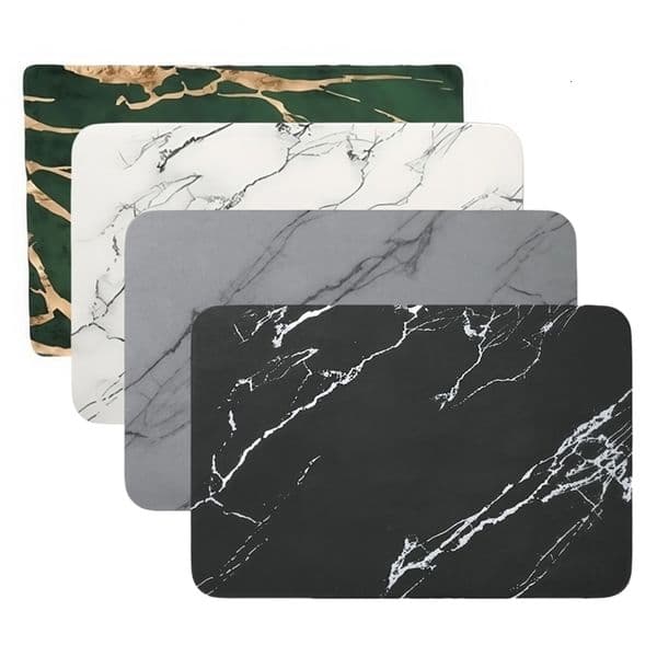 1 Pcs Bathroom Rugs Bath Diatomite Stone PU Floor Mat Non Slip Quick Dry Pad 60x40CM Shower Toilet Rug Doormat Washable 251114ww