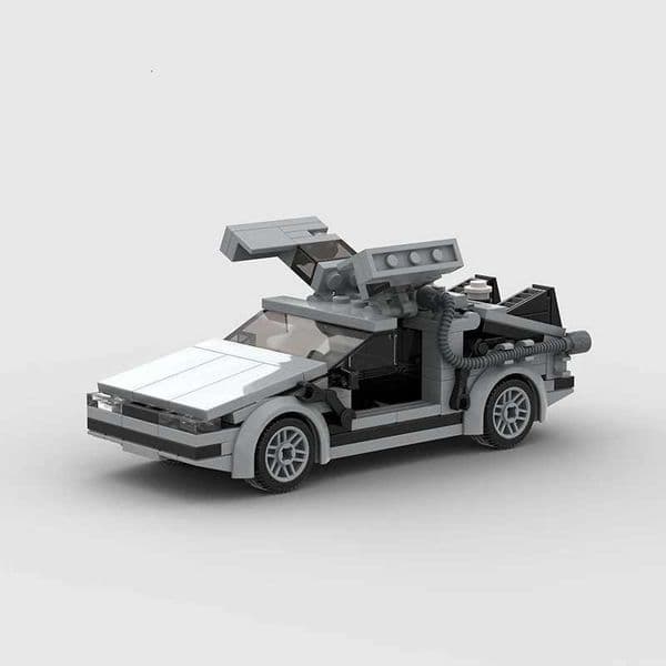 BACK to the FUTURE Delorean MOC Building Blocks City Sports Racing Vehicle DIY Bricks Toy for Christmas Gift T251121