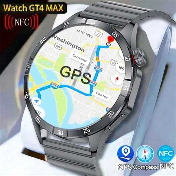 2025 New Smart Watch Men Watch 4 Pro153 inch AMOLED HD Sn BT Call GPS sports NFC Health Monitoring Smartwatch Mens Watch H251121