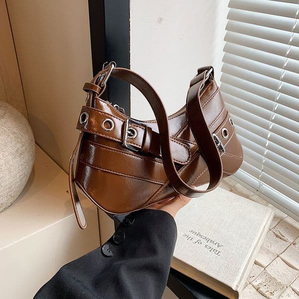 Niche Design for Women 2024 New Fashion Trend Single Shoulder Underarm Backpack Versatile Casual Handbag Baguette Bag