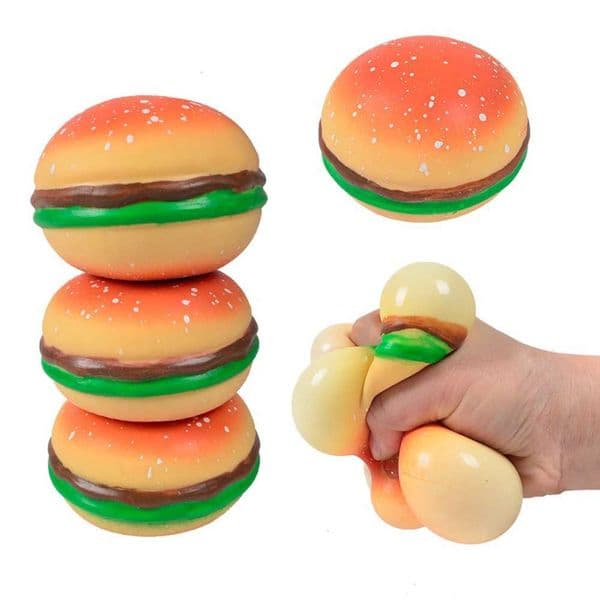 Squishy Stress Relief Toy Hamburger Pinching Cookies Decompression Venting Toy Anxiety Relaxation Office Desktop Accessory X251121