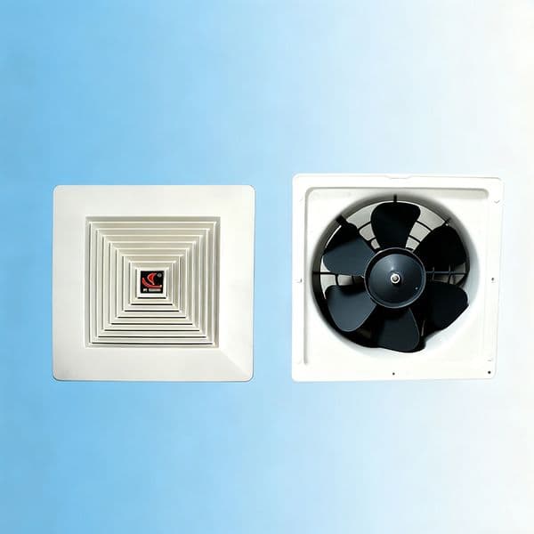 BPT-18B Duct Ventilator 40W 220V 280m³/h Low Noise 38dB 290mm 290mm Cutout for Building Deep Exhaust Static Zones