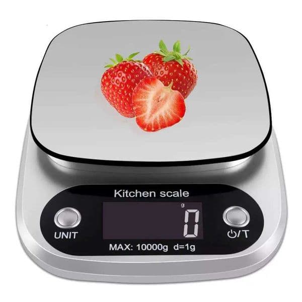 1pc Accurate Digital Kitchen Scale for Cooking and Baking - 22lb Capacity in Grams and Ounces Perfect for Coffee Meat and M251122