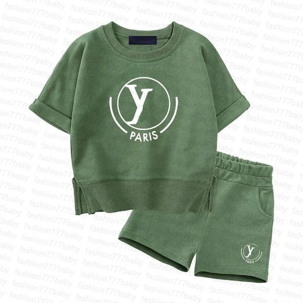 HOT 7 styles Logo Clothing Sets Kids Clothes Suits Girl Boy Clothing Summer Outdoor sports Infantis Baby sets chlidren sport suits