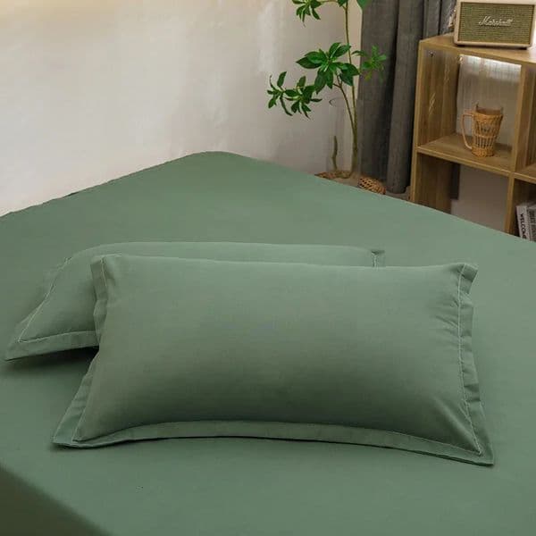 Pillow Case 2 pillowcases decorative cushion covers envelopes white gray khaki solid color home body 48X74cm 250422