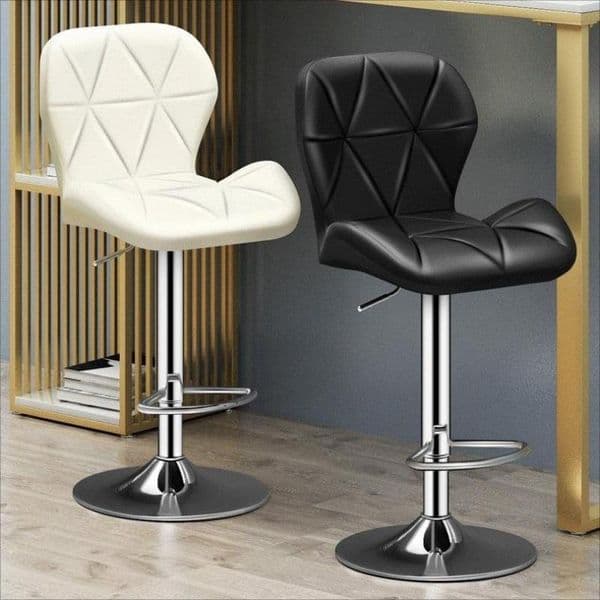 Bar chair Adjustable seat Adjustable Upholstered bar Swivel bar Metal structure Height-adjustable bar chair