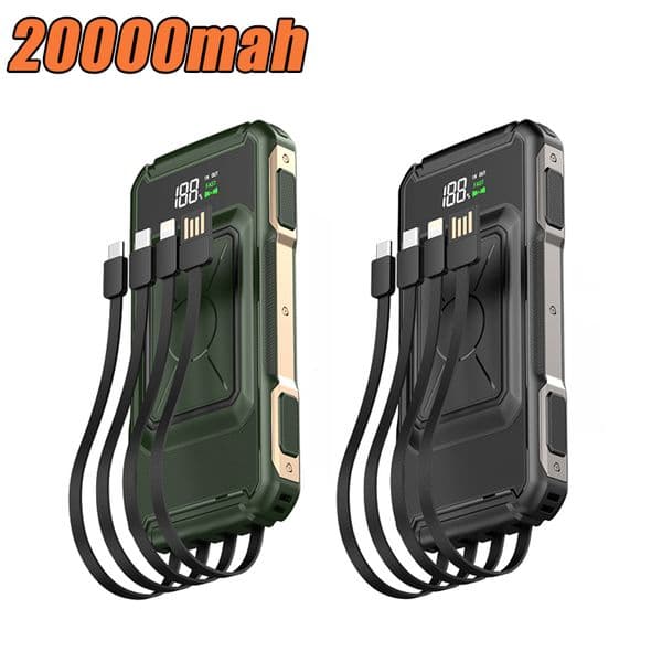 20000mah Wireless Charger Power Bank Portable 30000mAh 22.5W QC PD3.0 Fast Charging Powerbank for iPhone Huawei Xiaomi Poverbank