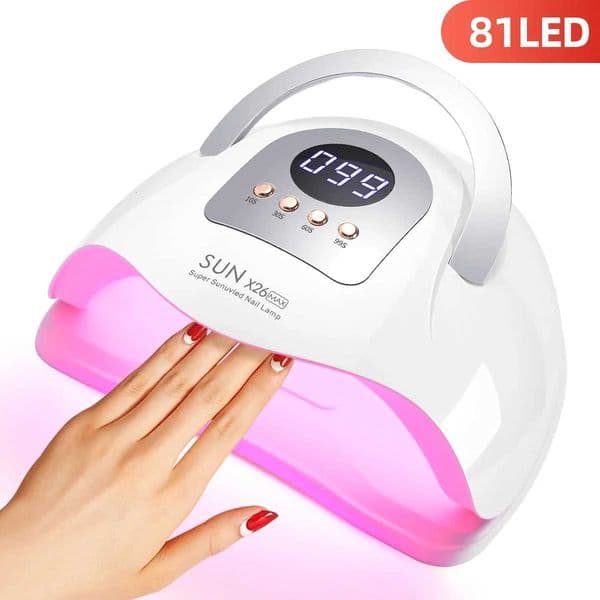 380W Big Power UV LED Lamp For Manicure 81LEDS Gel Drying Machine With Large LCD Touch Screen Professional Smart Nail Dryer W251122