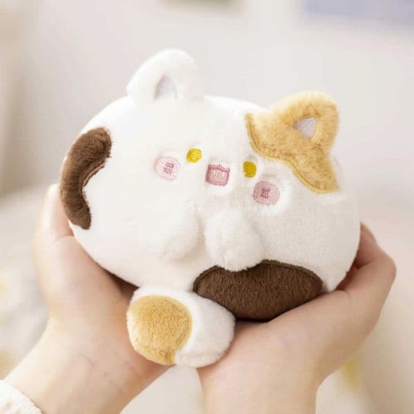 Kawaii Mini Black Cat Plush Toy Stuffed Soft Animal Plushies Keychain Accessories Hanging Pendants Girls Children Birthday Gift R251210