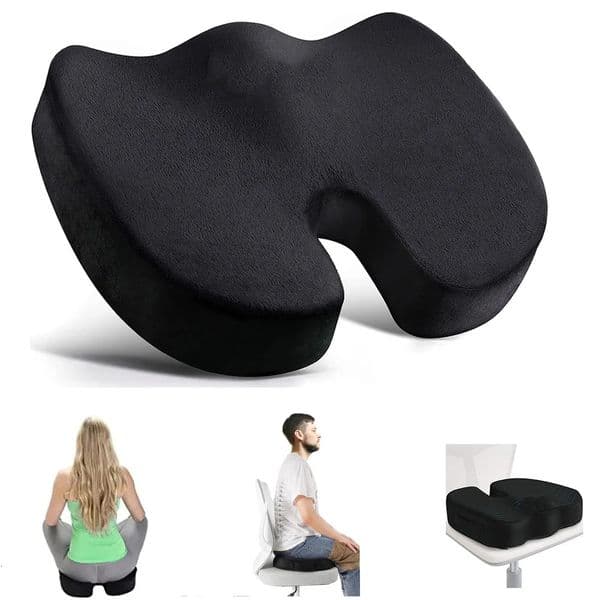 Travel seat cushion memory foam Ushaped pillow is used for automobile office hip support massage orthodontic 250422