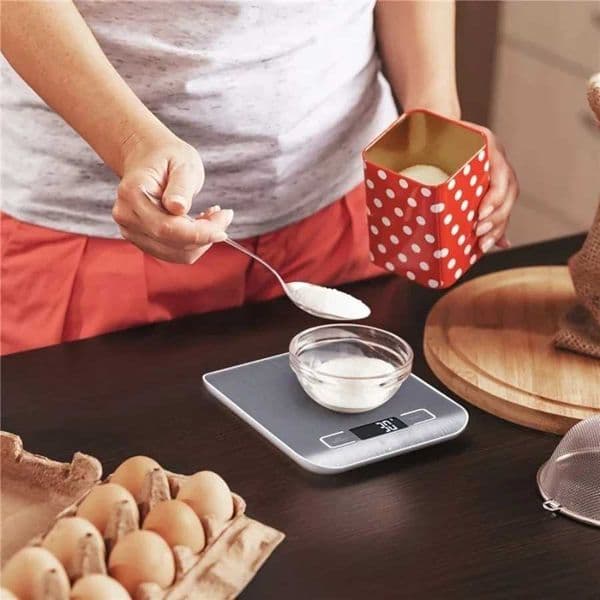 Kitchen Electronic Scale Baking Home Coffee Scale Portable 5kg 10kg Mini Digital Food Scale LCD Display Measuring Home WeighingM251122