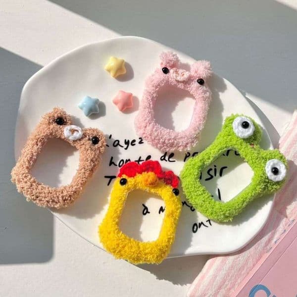 Cartoon animal plush protective case suitable for Apple Watch iwatch 10th generation 987654 Ultra/SE
