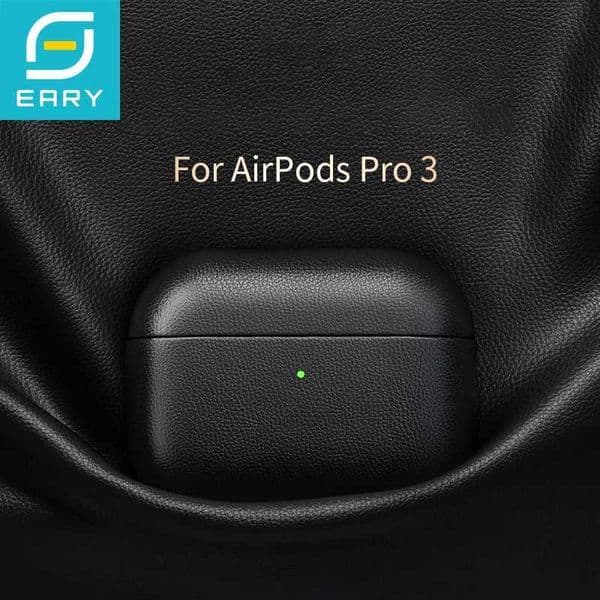 Eary Genuine Leather Protection Case for AirPods Pro 3 Durable Earphone Case for AirPods 3 Pro Shockproof Protective Full CoverW251122
