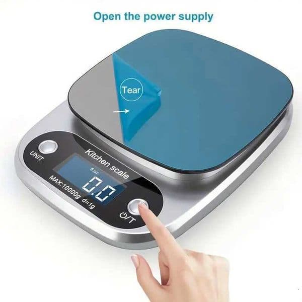 High Precision Kitchen Scale 10kg Electronic Jewelry Food Baking Scale Multifunction Measuring Tool Gram Scale Lcd DisplayM251122