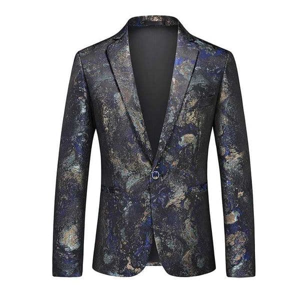 Large mens floral printed smoking jacket designer fashionable mens top street clothing tailcoat jacket classic mens jacket M-XXXXXXLXJ250522